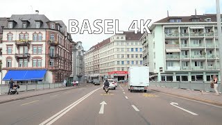 Basel Switzerland 4K  Morning Drive  Driving Downtown [upl. by Lisha]