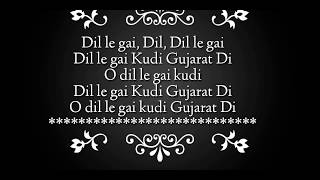 Kudi Gujarat Di Song Lyrics Sweetiee Weds NRI Jasbir Jassi Himansh Kohli Zoya Afroz [upl. by Lili]