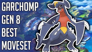 Garchomp Best Moveset Sword and Shield  Garchomp Best Moveset Moves Nature Item Ability Gen 8 [upl. by Irrok]