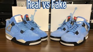 Air Jordan 4 University Blue Real Vs Fake Review WOW [upl. by Verity692]