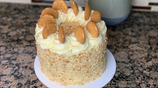 Easy Cake Recipe  Banana Pudding Cake [upl. by Westberg]