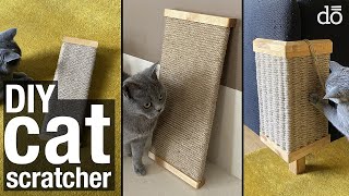 DIY cat scratcher  3 different cat scratching post models [upl. by Phillie157]