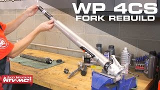 KTMHusqvarna WP 4CS Fork Rebuild [upl. by Namielus]