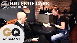 Hand und NagelpflegeRoutine für Männer  House of Care Tutorial  GQ Germany [upl. by Billye]