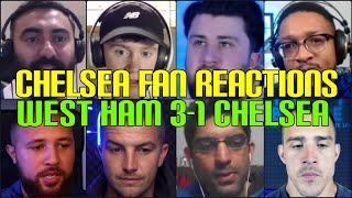 CHELSEA FANS REACTION TO WEST HAM 31 CHELSEA  FANS CHANNEL [upl. by Meras]