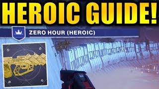 Destiny 2 ZERO HOUR HEROIC Guide  Outbreak Perfected Exotic Catalyst [upl. by Roosnam]