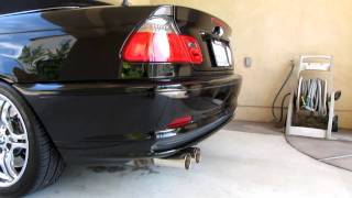 BMW 330ci Magnaflow Exhaust [upl. by Bruell]