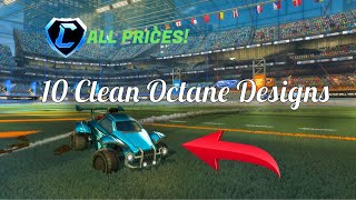 10 Clean Octane Designs Full Presets — Rocket League [upl. by Jo]