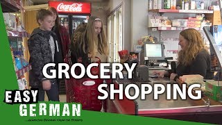 Grocery shopping in German  Super Easy German 33 [upl. by Ycaj162]