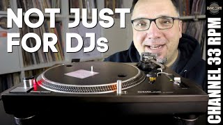 Technics SL1200 for serious home listening TURNTABLE REVIEW [upl. by Nickola]