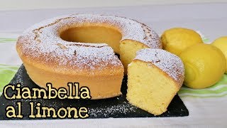 Ciambella al limone 🍋 ricetta facile I Le Ricette di TerroreSplendore [upl. by Slorac]