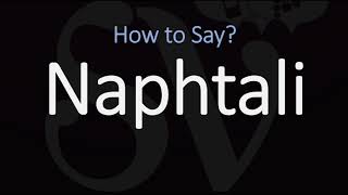 How to Pronounce Naphtali CORRECTLY [upl. by Yuri]