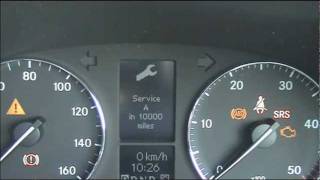 Mercedes C Class W203 Service Light Reset 2000–2007 [upl. by Carley291]