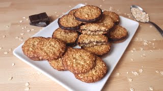 Biscuits suédois aux flocons davoine et chocolat 🇸🇪 276 [upl. by Ahterahs]