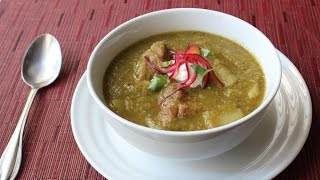 Chili Verde Recipe  Easy Pork amp Tomatillo Stew  How to Make Green Chili [upl. by Dnesnwot865]