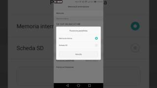 Come impostare la memoria esterna SD come principale  Hauwei P9 Lite [upl. by Nilyaj814]