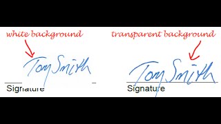 How To Make A Transparent PDF Signature Stamp [upl. by Bonn]