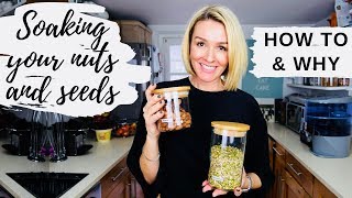 HOW TO SOAK SEEDS amp NUTS  WHY ITS SO IMPORTANT [upl. by Annaynek70]