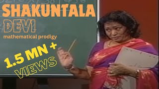 SHAKUNTALA DEVI ATNs Tribute to the late great mathematical prodigy [upl. by Stonwin]