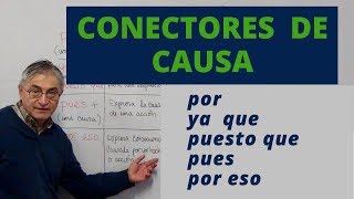 Conectores de causa en español [upl. by Kare]