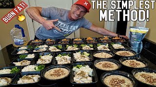 How To Meal Prep For The Entire Week  Bodybuilding Shredding Diet Meal Plan [upl. by Apollo]