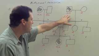 Autosomal Recessive Pedigree [upl. by Mozes]