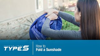 How to Fold a Sunshade [upl. by Enomad773]