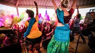 KIRTANIYAS  Nitai Gauranga feat MC Yogi  Festival of Colors OFFICIAL HOLI [upl. by Leiso176]