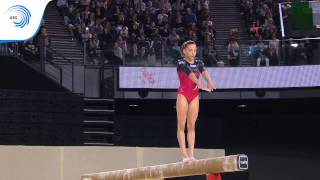 Andreea MUNTEANU ROU 2015 European Champion on beam [upl. by Raama]