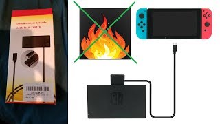 KEEP YOUR NINTENDO SWITCH FROM OVERHEATING DOCKED  Nintendo Switch Dock amp Charger Extender [upl. by Willey]