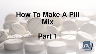 How to make a Tablet Pill mix for a Press 1 [upl. by Ralleigh]