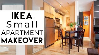 Tiny Apartment  IKEA Small Space Decorating  Interior Decorating  eps3 Season 2 [upl. by Atteiluj97]