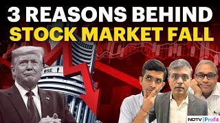 Why Is Stock Market Falling  Nifty Sensex Down  Share Market Down NEWS [upl. by Etnovert]