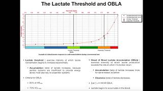 Lactate Threshold amp Onset of Blood Lactate Accumulation OBLA [upl. by Sivel]