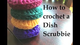 How to Crochet a Dish Scrubbie [upl. by Angela]