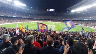 FC Barcelona  Alle Alle Alleeee Camp Nou Champions league 2019 vs Man United [upl. by Eelam]