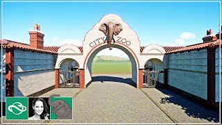 🐘 Starting a City Zoo in Sandbox mode  Building an Entrance in Planet Zoo  Ep 1 [upl. by Odraboel322]