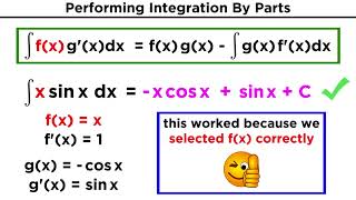 Integration By Parts [upl. by Palila]