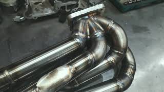 Bmw turbo manifold exhaust m50 s50 m52 m54 [upl. by Aitam]