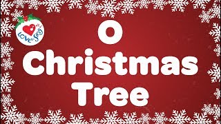 O Christmas Tree with Lyrics  Christmas Songs amp Carol [upl. by Sotsirhc]