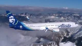 Alaska Airlines air to air footage over Washington [upl. by Htaeh]