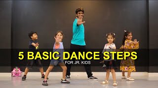 Dance Tutorial for 3 to 7 years Kids  5 Basic Steps  Deepak Tulsyan  G M Dance  Part 2 [upl. by Lindi]