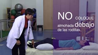 Rehabilitación de rodilla  INCMNSZ  Educación para la Salud [upl. by Rehpinej110]