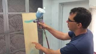 HVLP Spray Gun Basics How To setup [upl. by Yerhcaz]