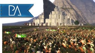 Siege of Minas Tirith Battle of Pelennor Fields  Third Age Total War Mod Gameplay [upl. by Zoldi209]