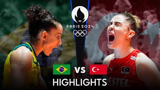 BRAZIL vs TURKIYE  Highlights  Womens OQT 2023 [upl. by Marco333]