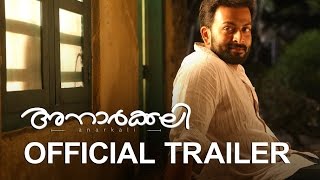 Anarkali  Malayalam Movie Official Trailer [upl. by Harad]