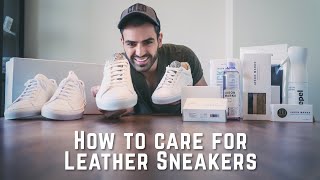 Caring for leather sneakers  Here’s all you need to know  4K [upl. by Marnie335]