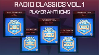 Radio Classics Player Anthems in Rocket league [upl. by Noxas]