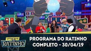 Programa do Ratinho Completo  Programa do Ratinho 300419 [upl. by Boyd]